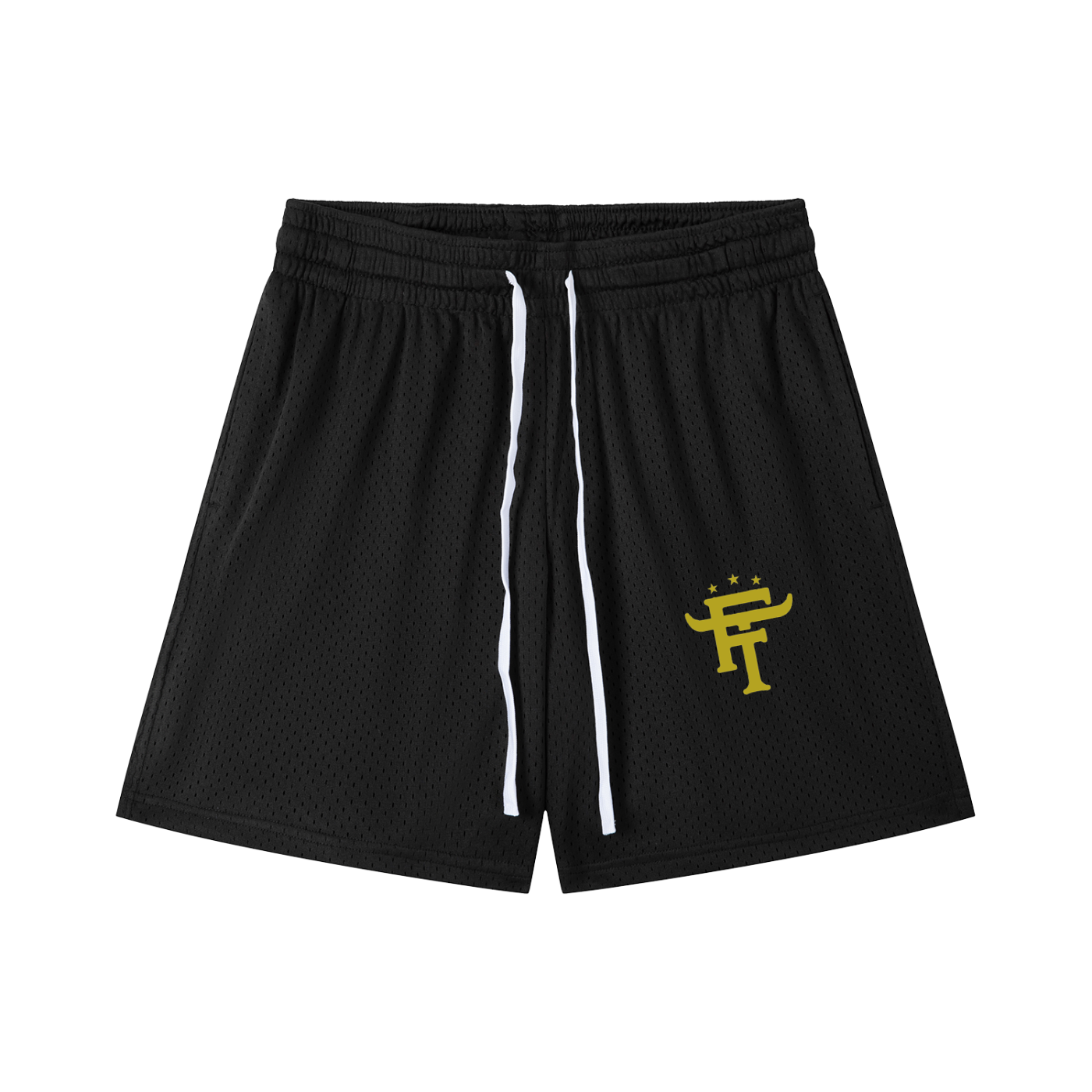 Mesh Drawstring Shorts